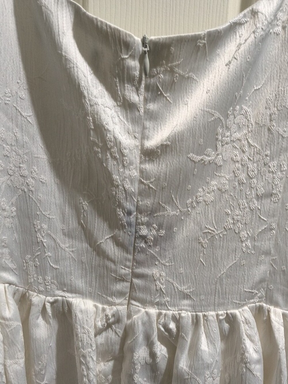 All in Favor White Lace Spaghetti-Strap Party Dress - Picture 3 of 4
